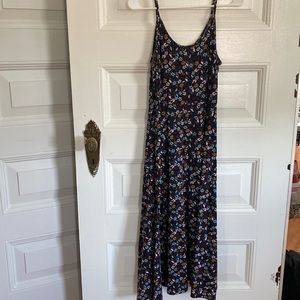Who What Wear floral printed spaghetti strap dress